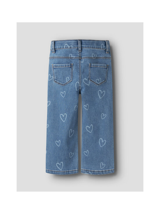 Name It - Nbfrose Wide džinsi - MEDIUM BLUE DENIM AOP:HEART | Stockmann - photo 2