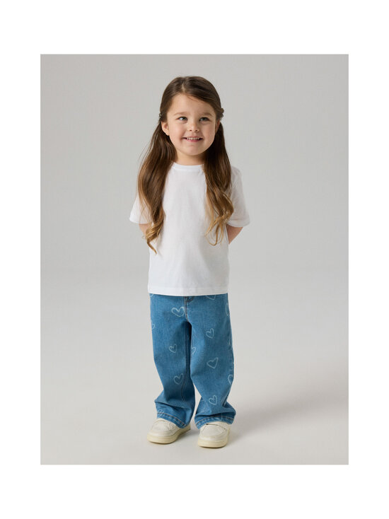 Name It - Nbfrose Wide džinsi - MEDIUM BLUE DENIM AOP:HEART | Stockmann - photo 5