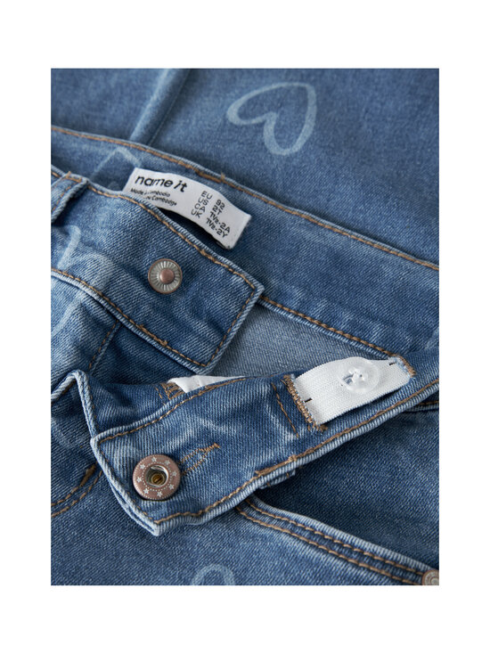 Name It - Nbfrose Wide džinsi - MEDIUM BLUE DENIM AOP:HEART | Stockmann - photo 6