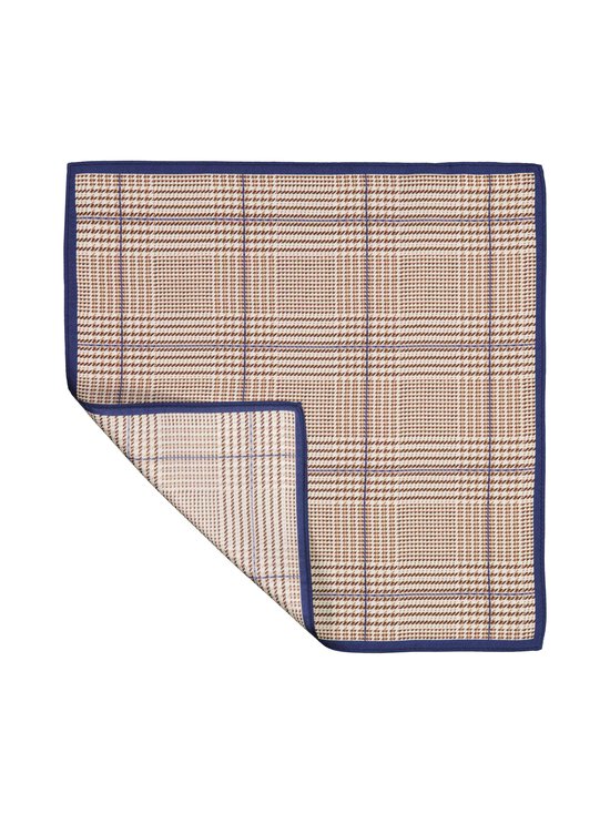 Stockholm Kravatt - Prince Of Wales Check -silkkitaskuliina - 3 BLUE / BEIGE | Stockmann - photo 2