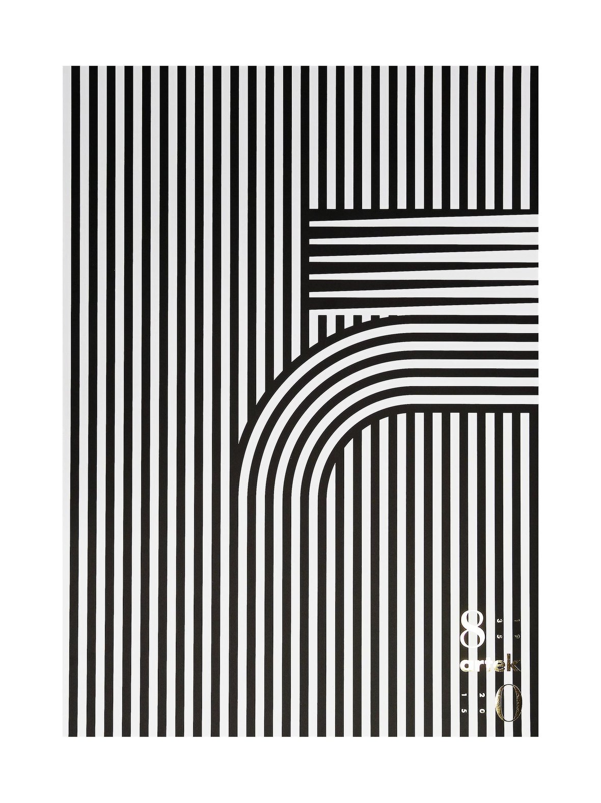 80-vuotisjuhlajuliste 50 x 70 cm