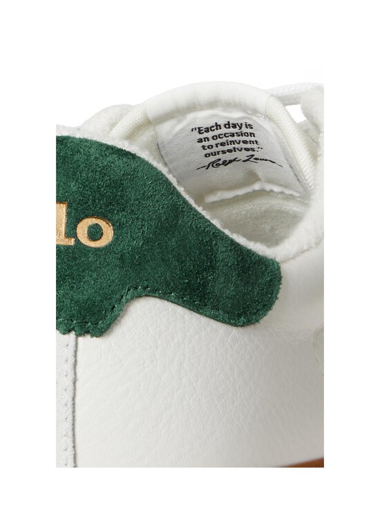 Polo Ralph Lauren - Tennised Court Low Top Lace - DECKWASH WHITE/FOREST | Stockmann - photo 4