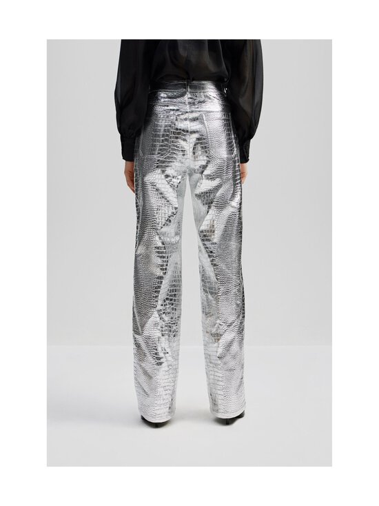 Malina - Daphne Metallic -tekonahkahousut - SILVER | Stockmann - photo 3