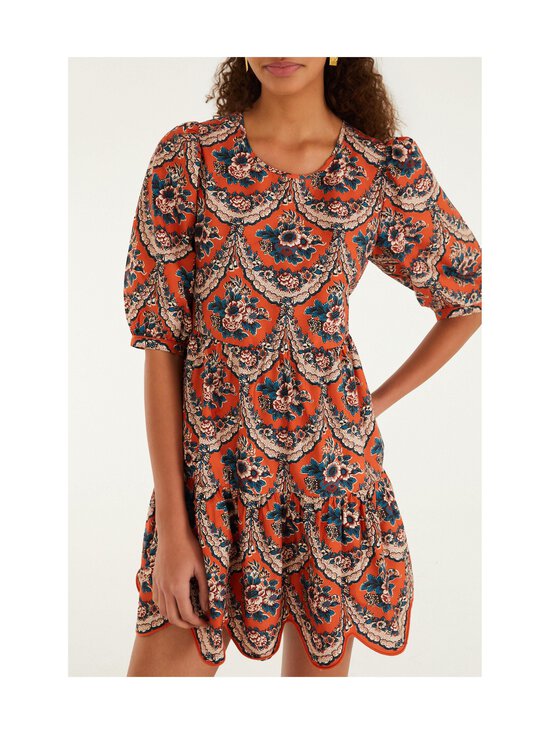 Farm Rio - Victorian Floral Terracotta Mini -mekko - 25226 VICTORIAN FLORAL TERRACOTA | Stockmann - photo 3