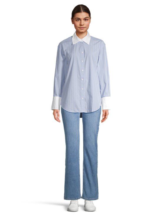 GAP - Poplin Big kreklblūze - LIGHT BLUE STRIPE | Stockmann - photo 2
