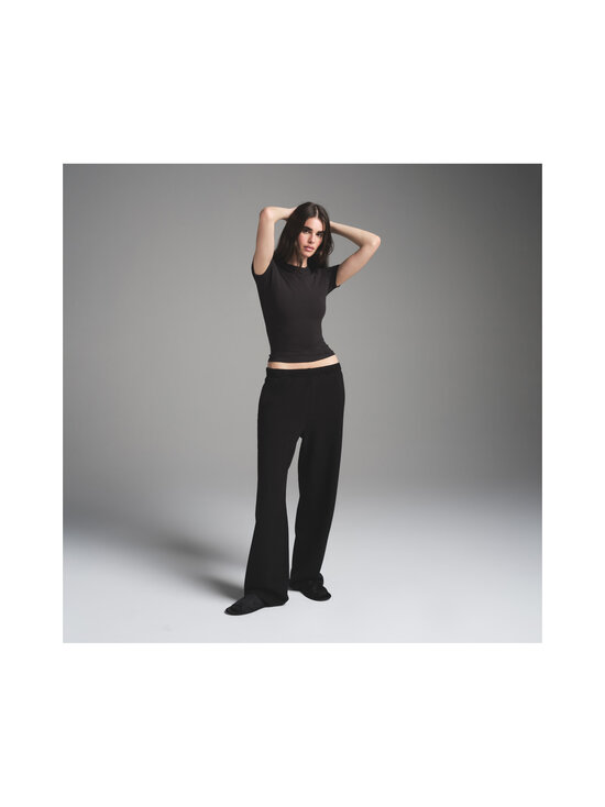 SKIMS - Cotton Fleece Classic Straight bikses - ONYX | Stockmann - photo 2