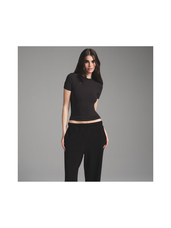 SKIMS - Cotton Fleece Classic Straight bikses - ONYX | Stockmann - photo 4