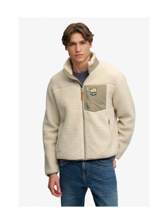 Superdry - Fliisjakk Mountain Full Zip - M8L OVERCAST BEIGE/SILVER SAGE | Stockmann - photo 2