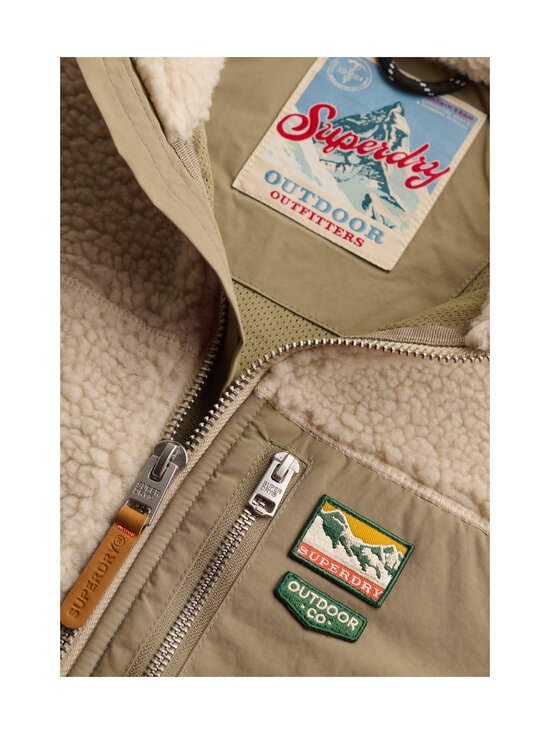 Superdry - Fliisjakk Mountain Full Zip - M8L OVERCAST BEIGE/SILVER SAGE | Stockmann - photo 6