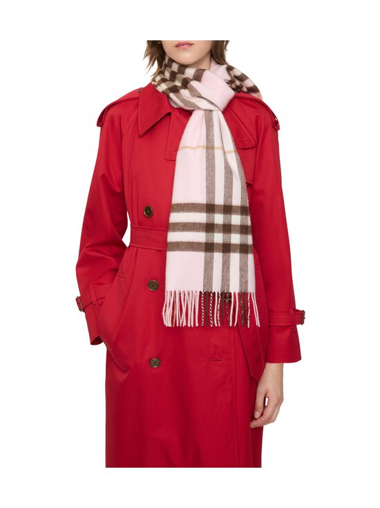 Burberry - Giant Check -kashmirhuivi 30 x 168 cm - C2902 BOW PINK | Stockmann - photo 5