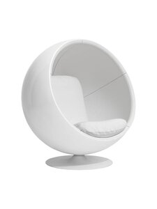 Eero Aarnio - Pallotuoli valkoinen nahka - WHITE | Stockmann