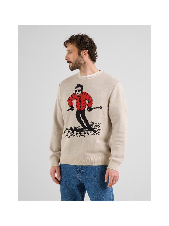 Dedicated - Kudum Mora O-neck - FALLEN SKIER OAT WHITE | Stockmann - photo 4