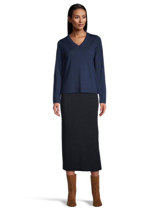 ESSENTIALS by Stockmann - Annie-merinoneulepusero - DK.NAVY 221884 | Stockmann - photo 2