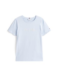 Tommy Hilfiger - Script Regular t-paita - C1O BREEZY BLUE Tommy Hilfiger - Script Regular t-paita - C1O BREEZY BLUE | Stockmann