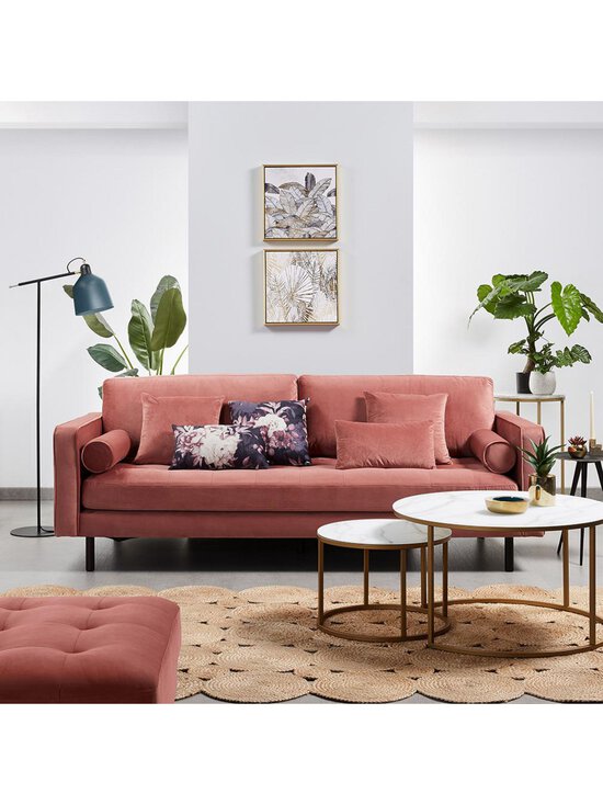 Kave Home - Leonor-sohvapöytäsetti 2 kpl valkoinen/kulta - WHITE | Stockmann - photo 4