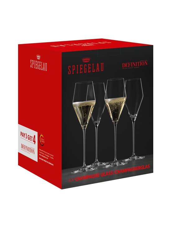 Spiegelau - Definition Champagne 3+1 Value Pack -samppanjalasit 4 kpl - NOCOL | Stockmann - photo 2