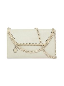 Stella McCartney - Falabella Chain Eco Shaggy -olkalaukku - 1417 PEARL | Stockmann