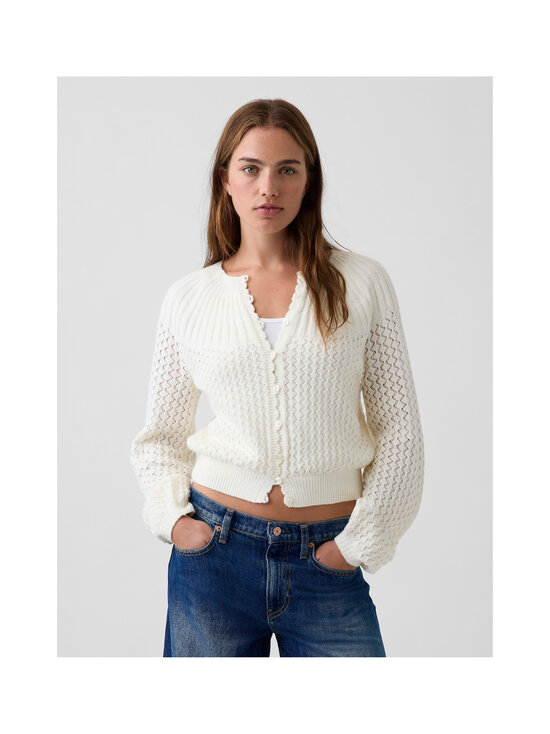 GAP - Cashsoft Pointelle adīta jaka - IVORY FROST | Stockmann - photo 2