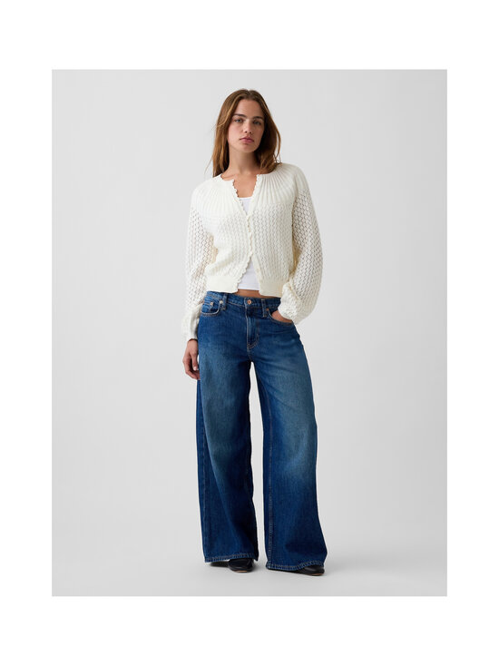 GAP - Cashsoft Pointelle adīta jaka - IVORY FROST | Stockmann - photo 3