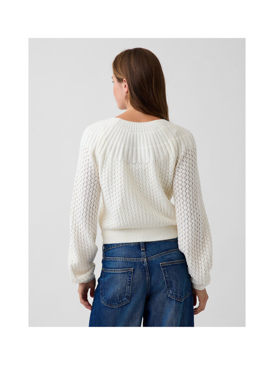 GAP - Cashsoft Pointelle adīta jaka - IVORY FROST | Stockmann - photo 4