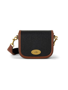 Mulberry - Käekott Small Darley Satchel - A340 BLACK-COGNAC | Stockmann