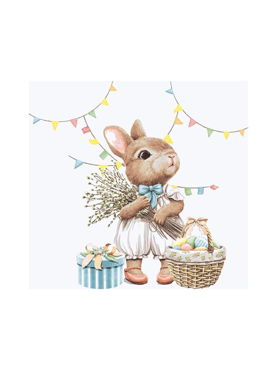 Paper+Design - Bunny Joy -paperilautasliinat 20 kpl - MULTI | Stockmann - photo 1