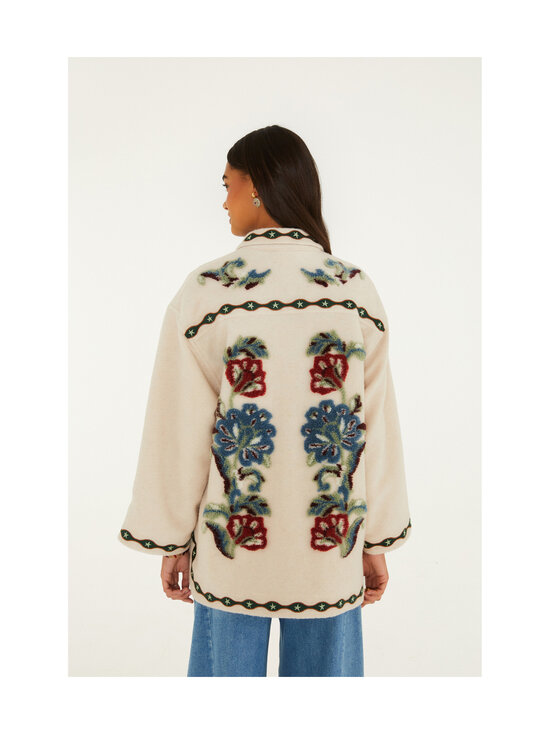 Farm Rio - Lunar Boho Cropped Fleece -takki - L0088 CREAM | Stockmann - photo 2