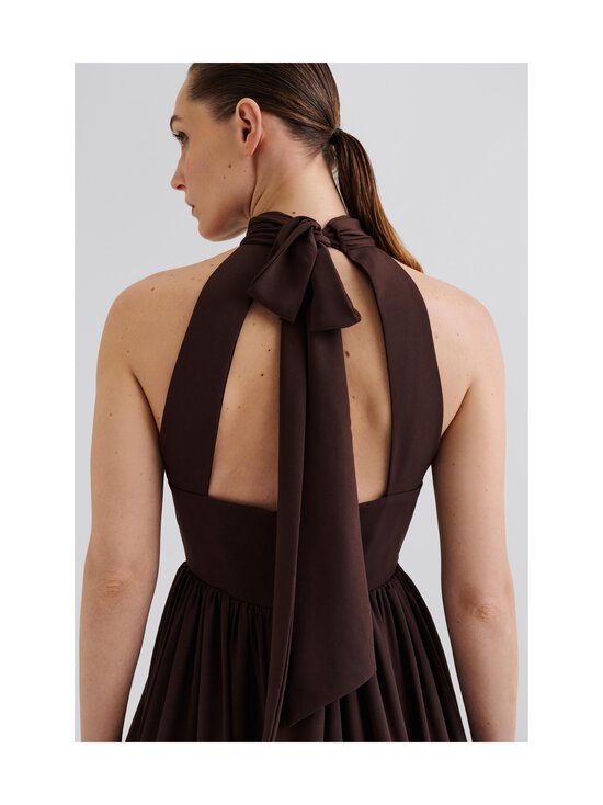 Malina - Fern Halterneck Ruffled -minimekko - CHOCOLATE | Stockmann - photo 4