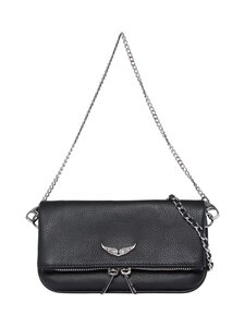 Zadig&Voltaire - Rock Nano Grained Leather -nahkalaukku - 011 BLACK | Stockmann