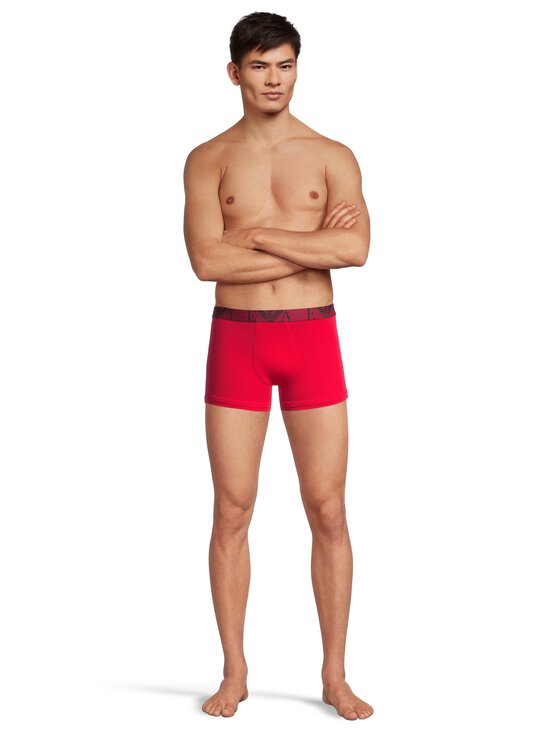 Emporio Armani - Bokserialushousut 3-pack - MC682 BLACK/CHERRY/BLACK | Stockmann - photo 5