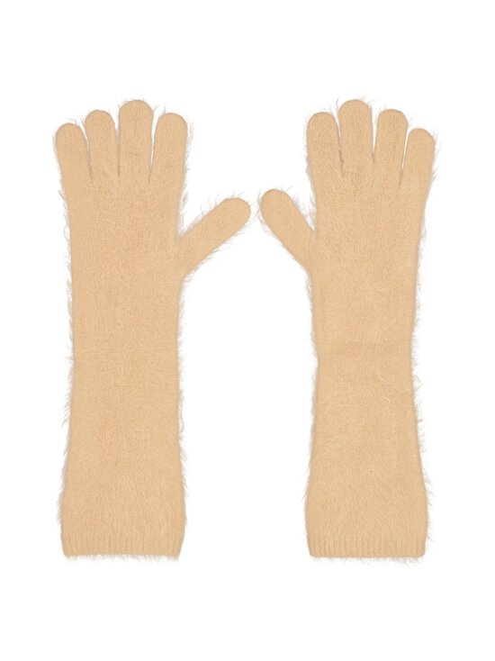 Soft Goat - Pikad kootud sõrmkindad Brushed Gloves - CAMEL | Stockmann - photo 1