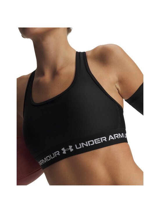 Under Armour - Crossback Mid -urheiluliivit - 011 BLACK MEDIUM HEATHER | Stockmann - photo 3