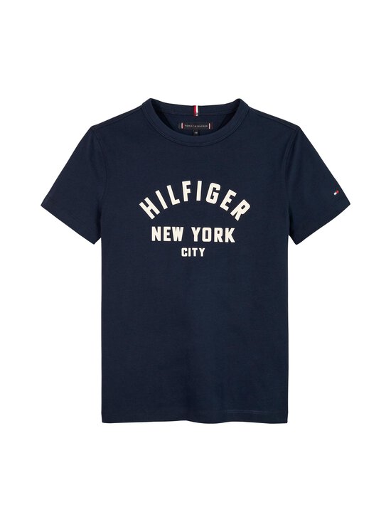 Tommy Hilfiger - Curved Hilfiger Graphic T-paita - C1G DARK NIGHT NAVY - photo 1 Tommy Hilfiger - Curved Hilfiger Graphic T-paita - C1G DARK NIGHT NAVY | Stockmann - photo 1