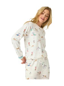 Pj Salvage - Cathletics-pyjamapaita - 102 OFF WHITE | Stockmann