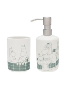 Moomin Arabia - Seebidosaator ja hambaharjahoidja Muumi Kylpyhetki - BEIGE-GREEN | Stockmann