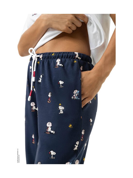 Mey - Peanuts x Mey  -pyjamahousut - YACHT BLUE 668 | Stockmann - photo 4