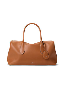 Polo Ralph Lauren - Nahkkott Satchel Medium - 001 COGNAC | Stockmann