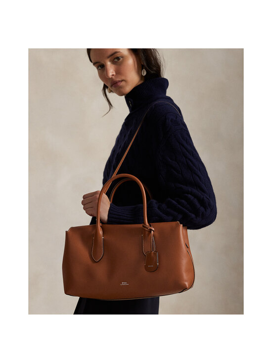 Polo Ralph Lauren - Satchel Medium rokassoma - 001 COGNAC | Stockmann - photo 7