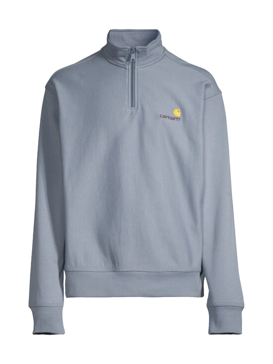 Carhartt WIP - Half Zip American Script -collegepaita - 3RHXX SHADY BLUE | Stockmann - photo 1