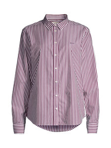 GANT - Classic Poplin Striped -paitapusero - 656 PLUM WINE GANT - Classic Poplin Striped -paitapusero - 656 PLUM WINE | Stockmann