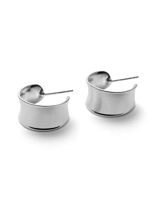 Pernille Corydon - Kõrvarõngad Reflection Hoops - SILVER PLATED BRASS | Stockmann - photo 1
