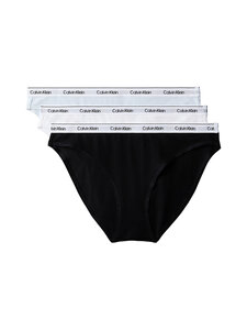 Calvin Klein Underwear Plus - Bikini-alushousut 3 -pack - GG2 BLACK/CLASSIC WHITE/PLEIN AIR | Stockmann