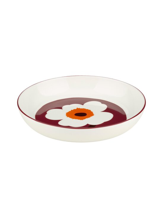 Marimekko - Oiva Unikko -lautanen 20,5 cm - 133 WHITE, BURGUNDY, RED | Stockmann - photo 2