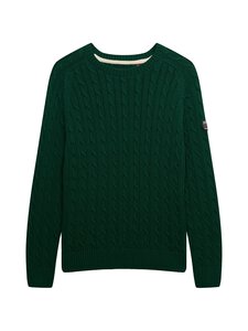 Superdry - Slouchy Cable -neule - OE6 DARK GREEN | Stockmann