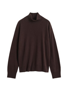 GANT - Superfine Lambswool Mockneck -neule - 202 DEEP BROWN | Stockmann