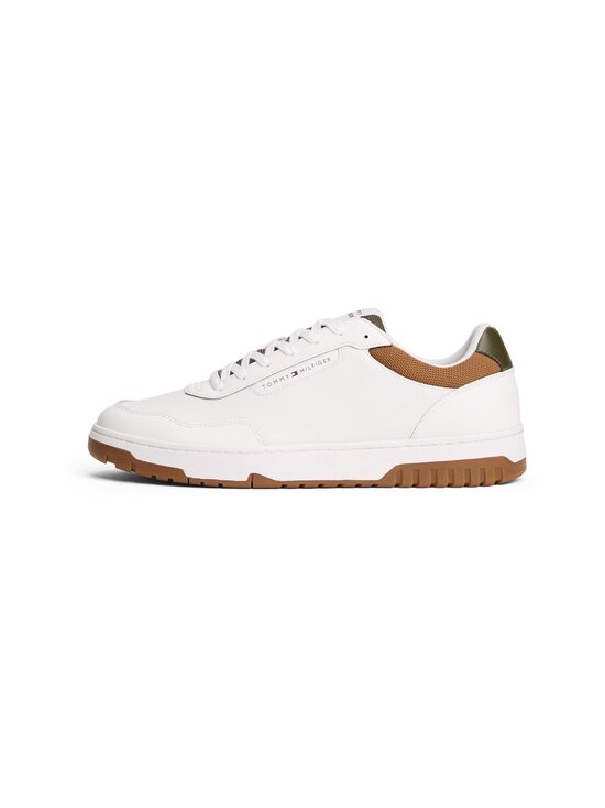 Tommy Hilfiger - Basket Core brīvā laika apavi - 0K4 ECRU/ARMY GREEN - photo 1 Tommy Hilfiger - Basket Core brīvā laika apavi - 0K4 ECRU/ARMY GREEN | Stockmann - photo 1