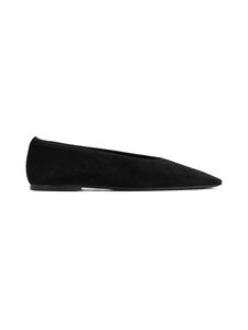 TOTEME - Minimalist Suede -ballerinat - BLACK 001 | Stockmann