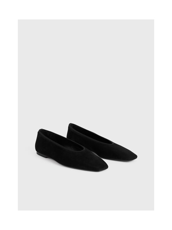 TOTEME - Minimalist Suede -ballerinat - BLACK 001 | Stockmann - photo 3