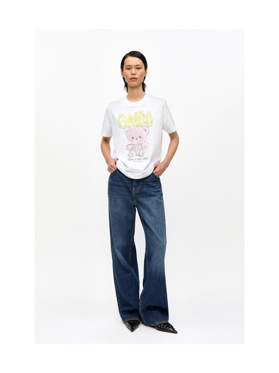 Ganni - Teddy t-paita - 151 BRIGHT WHITE - photo 2 Ganni - Teddy t-paita - 151 BRIGHT WHITE | Stockmann - photo 2