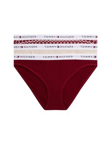 Tommy Hilfiger - Bikiinipüksid kinkepakendis, 3 tk - 0WX ROUGE/FAIRISLE/IVORY | Stockmann